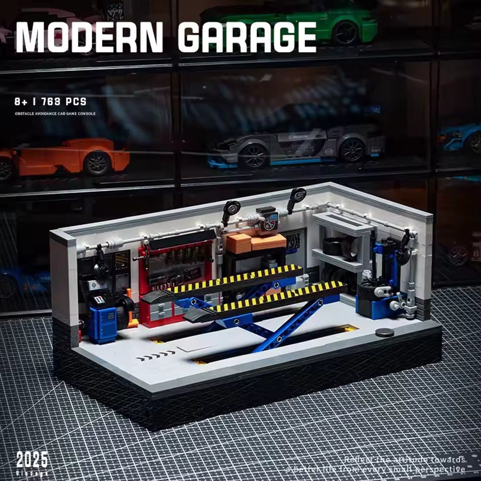 Car Repair Shop with Lifting Platform