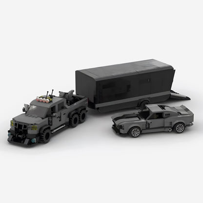 VelociRaptor and Trailer (1225PCS)