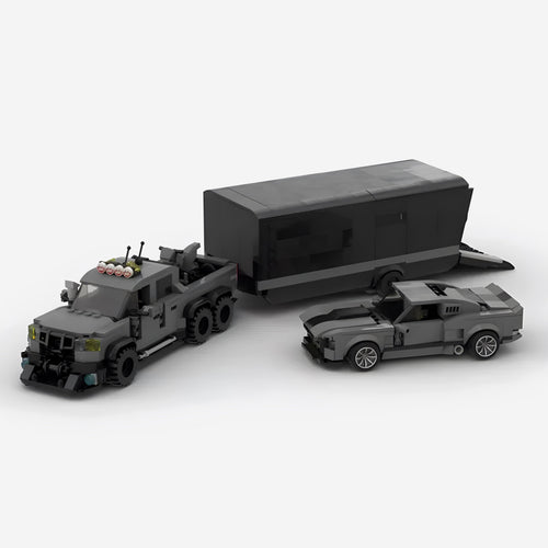 VelociRaptor and Trailer (1225PCS)