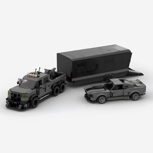 VelociRaptor and Trailer (1225PCS)