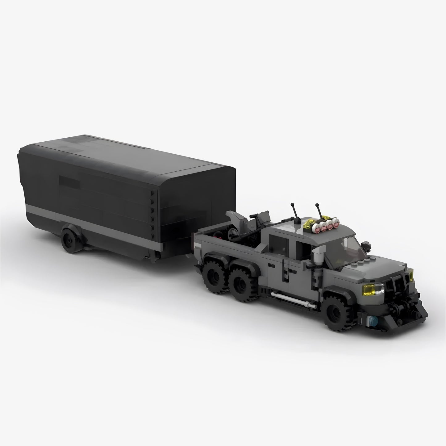 VelociRaptor and Trailer (1225PCS)