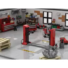Tuning Garage With Accessories