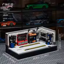 Car Repair Shop with Lifting Platform