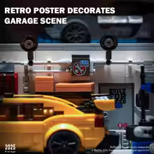 Car Repair Shop with Lifting Platform