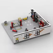 Tuning Garage With Accessories