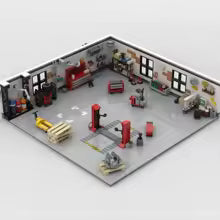 Tuning Garage With Accessories