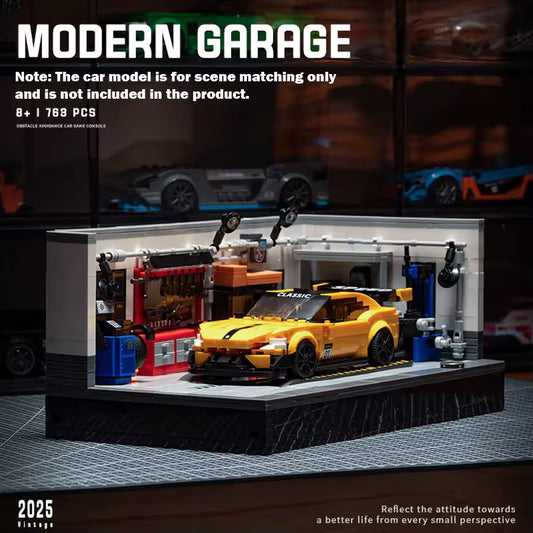 Car Repair Shop with Lifting Platform